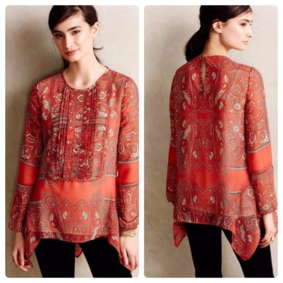 Anthropologie Tops - NEW Anthropologie Kamala tunic top Love Sam L